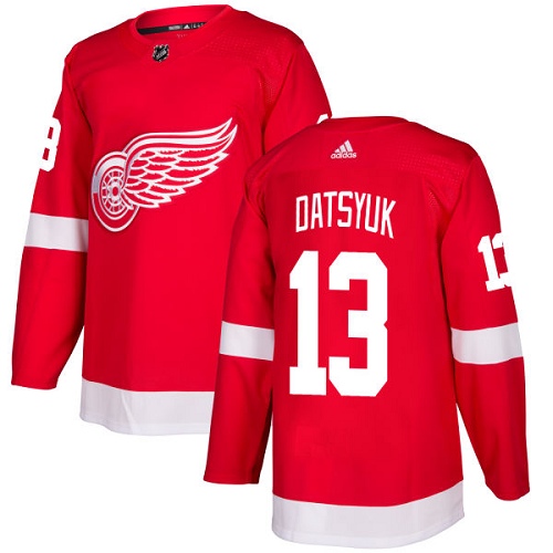 Adidas Red Wings #13 Pavel Datsyuk Red Home Authentic Stitched NHL Jersey Adidas Red Wings #13 Pavel Datsyuk Red Home Authentic Stitched NHL Jersey