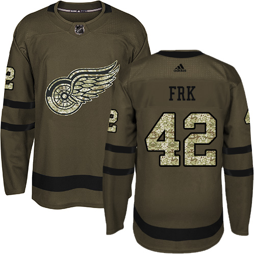 Adidas Red Wings #42 Martin Frk Green Salute to Service Stitched NHL Jersey Adidas Red Wings #42 Martin Frk Green Salute to Service Stitched NHL Jersey