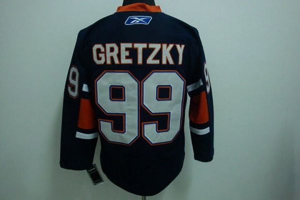 Mitchell & Ness Oilers #99 Wayne Gretzky Dark Blue Stitched Throwback NHL Jersey Mitchell & Ness Oilers #99 Wayne Gretzky Dark Blue Stitched Throwback NHL Jersey