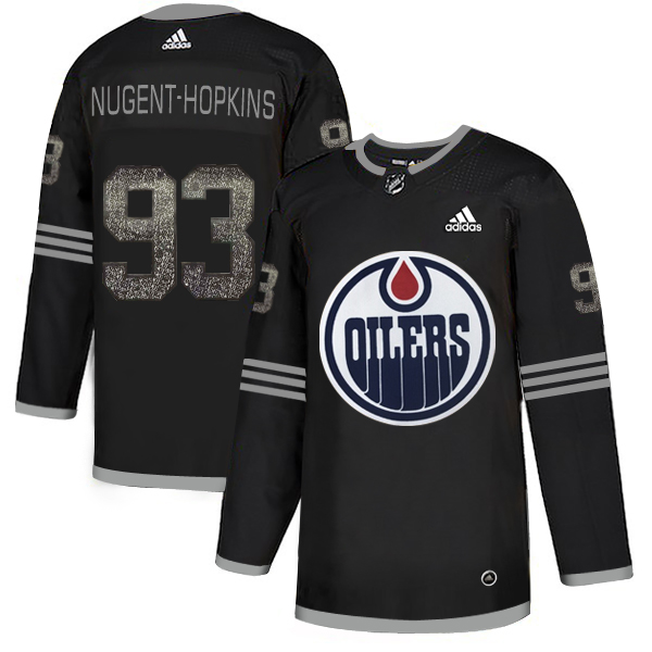 Adidas Oilers #93 Ryan Nugent-Hopkins Black Authentic Classic Stitched NHL Jersey Adidas Oilers #93 Ryan Nugent-Hopkins Black Authentic Classic Stitched NHL Jersey
