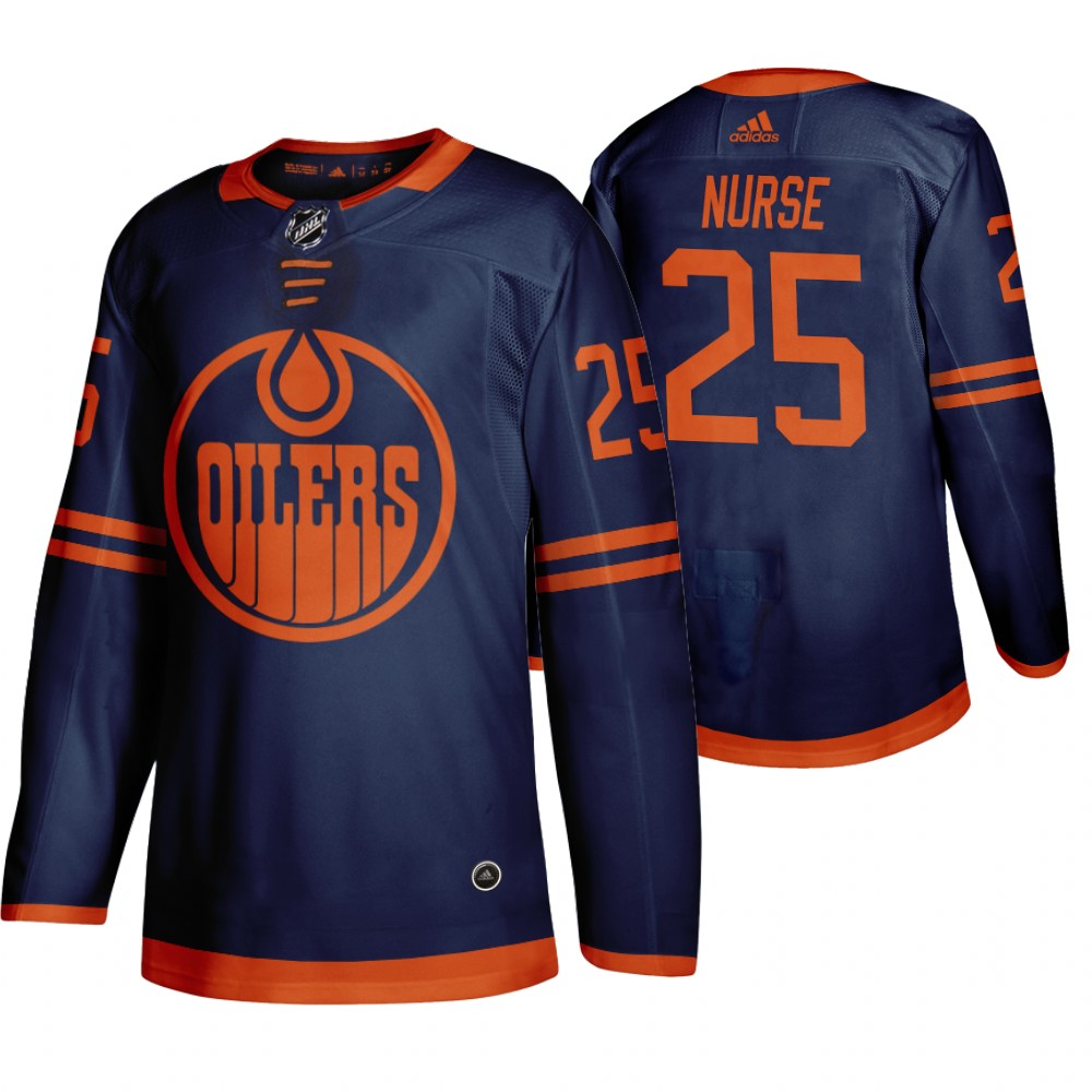 Edmonton Oilers #25 Darnell Nurse Blue 2019-20 Third Alternate Jersey Edmonton Oilers #25 Darnell Nurse Blue 2019-20 Third Alternate Jersey