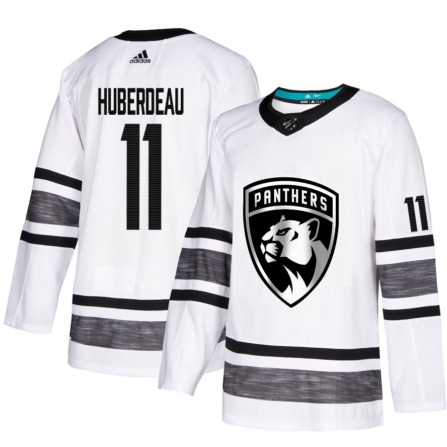 Adidas Panthers #11 Jonathan Huberdeau White 2019 All-Star Game Parley Authentic Stitched NHL Jersey