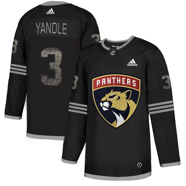 Adidas Panthers #3 Keith Yandle Black Authentic Classic Stitched NHL Jersey