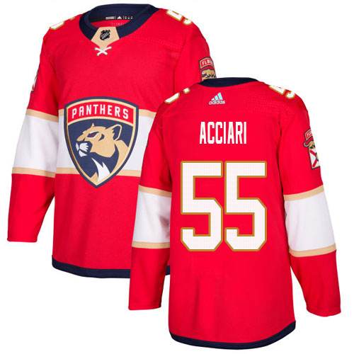 Adidas Panthers #55 Noel Acciari Red Home Authentic Stitched NHL Jersey