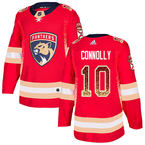 Adidas Panthers #10 Brett Connolly Red Home Authentic Drift Fashion Stitched NHL Jersey