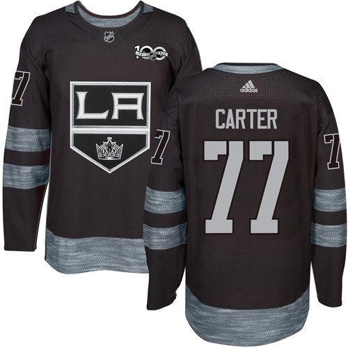 Adidas Kings #77 Jeff Carter Black 1917-2017 100th Anniversary Stitched NHL Jersey Adidas Kings #77 Jeff Carter Black 1917-2017 100th Anniversary Stitched NHL Jersey