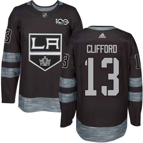 Adidas Kings #13 Kyle Clifford Black 1917-2017 100th Anniversary Stitched NHL Jersey Adidas Kings #13 Kyle Clifford Black 1917-2017 100th Anniversary Stitched NHL Jersey