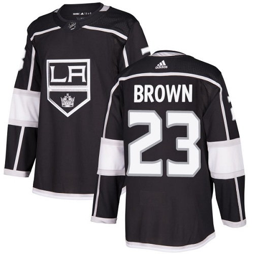 Adidas Kings #23 Dustin Brown Black Home Authentic Stitched NHL Jersey Adidas Kings #23 Dustin Brown Black Home Authentic Stitched NHL Jersey