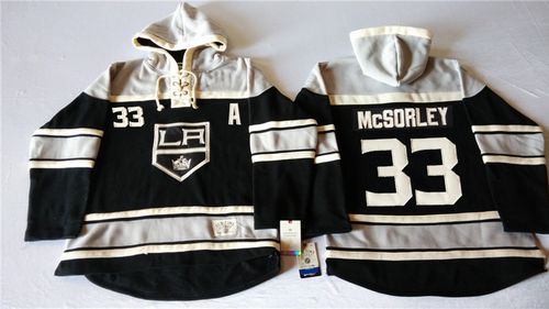 Kings #33 Marty Mcsorley Black Sawyer Hooded Sweatshirt Stitched NHL Jersey Kings #33 Marty Mcsorley Black Sawyer Hooded Sweatshirt Stitched NHL Jersey