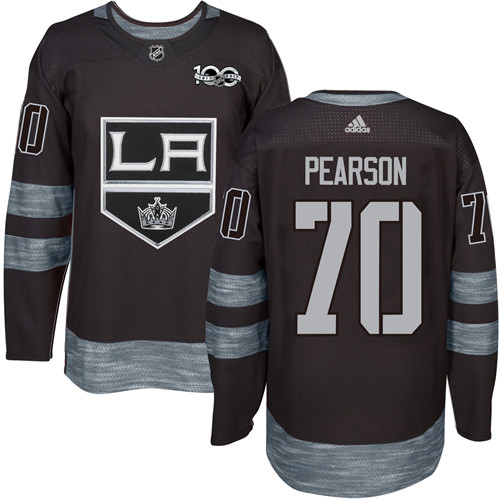 Adidas Kings #70 Tanner Pearson Black 1917-2017 100th Anniversary Stitched NHL Jersey Adidas Kings #70 Tanner Pearson Black 1917-2017 100th Anniversary Stitched NHL Jersey