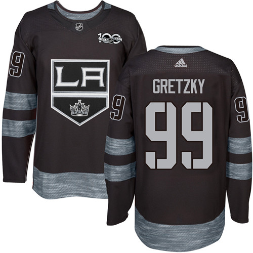 Adidas Kings #99 Wayne Gretzky Black 1917-2017 100th Anniversary Stitched NHL Jersey Adidas Kings #99 Wayne Gretzky Black 1917-2017 100th Anniversary Stitched NHL Jersey
