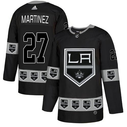 Adidas Kings #27 Alec Martinez Black Authentic Team Logo Fashion Stitched NHL Jersey Adidas Kings #27 Alec Martinez Black Authentic Team Logo Fashion Stitched NHL Jersey