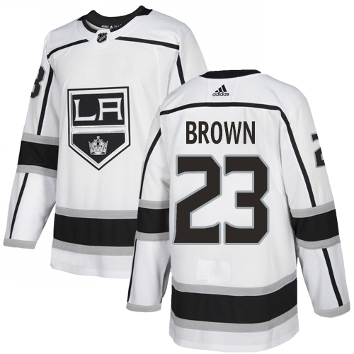 Adidas Kings #23 Dustin Brown White Road Authentic Stitched NHL Jersey Adidas Kings #23 Dustin Brown White Road Authentic Stitched NHL Jersey