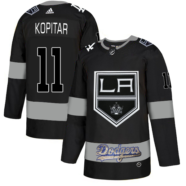 Adidas Kings X Dodgers #11 Anze Kopitar Black Authentic City Joint Name Stitched NHL Jersey Adidas Kings X Dodgers #11 Anze Kopitar Black Authentic City Joint Name Stitched NHL Jersey