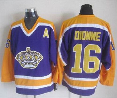 Kings #16 Marcel Dionne Purple CCM Throwback Stitched NHL Jersey Kings #16 Marcel Dionne Purple CCM Throwback Stitched NHL Jersey