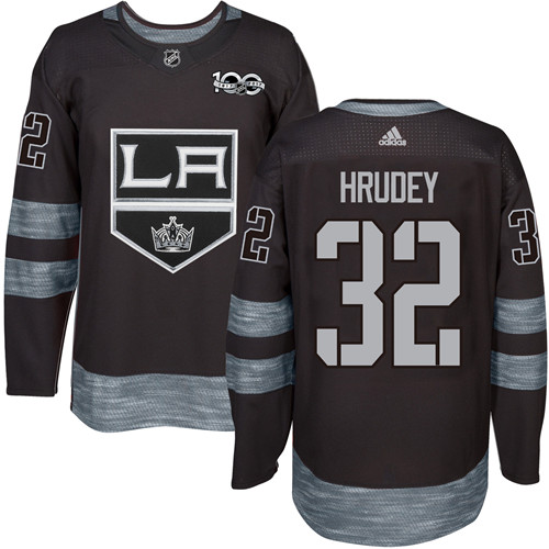 Adidas Kings #32 Kelly Hrudey Black 1917-2017 100th Anniversary Stitched NHL Jersey Adidas Kings #32 Kelly Hrudey Black 1917-2017 100th Anniversary Stitched NHL Jersey