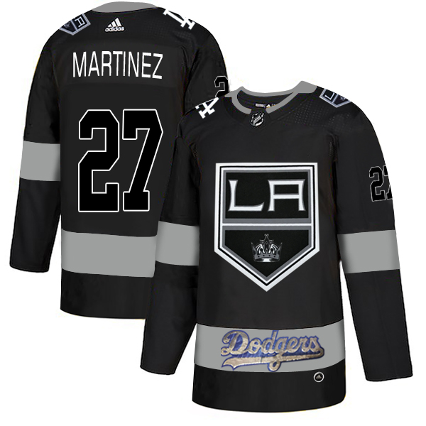Adidas Kings X Dodgers #27 Alec Martinez Black Authentic City Joint Name Stitched NHL Jersey Adidas Kings X Dodgers #27 Alec Martinez Black Authentic City Joint Name Stitched NHL Jersey