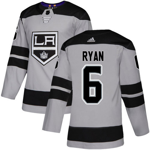 Adidas Kings #6 Joakim Ryan Gray Alternate Authentic Stitched NHL Jersey Adidas Kings #6 Joakim Ryan Gray Alternate Authentic Stitched NHL Jersey