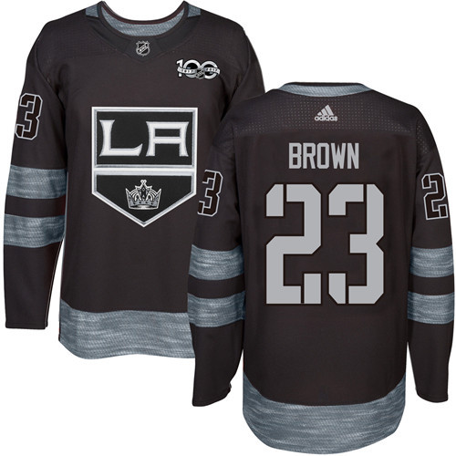 Adidas Kings #23 Dustin Brown Black 1917-2017 100th Anniversary Stitched NHL Jersey Adidas Kings #23 Dustin Brown Black 1917-2017 100th Anniversary Stitched NHL Jersey