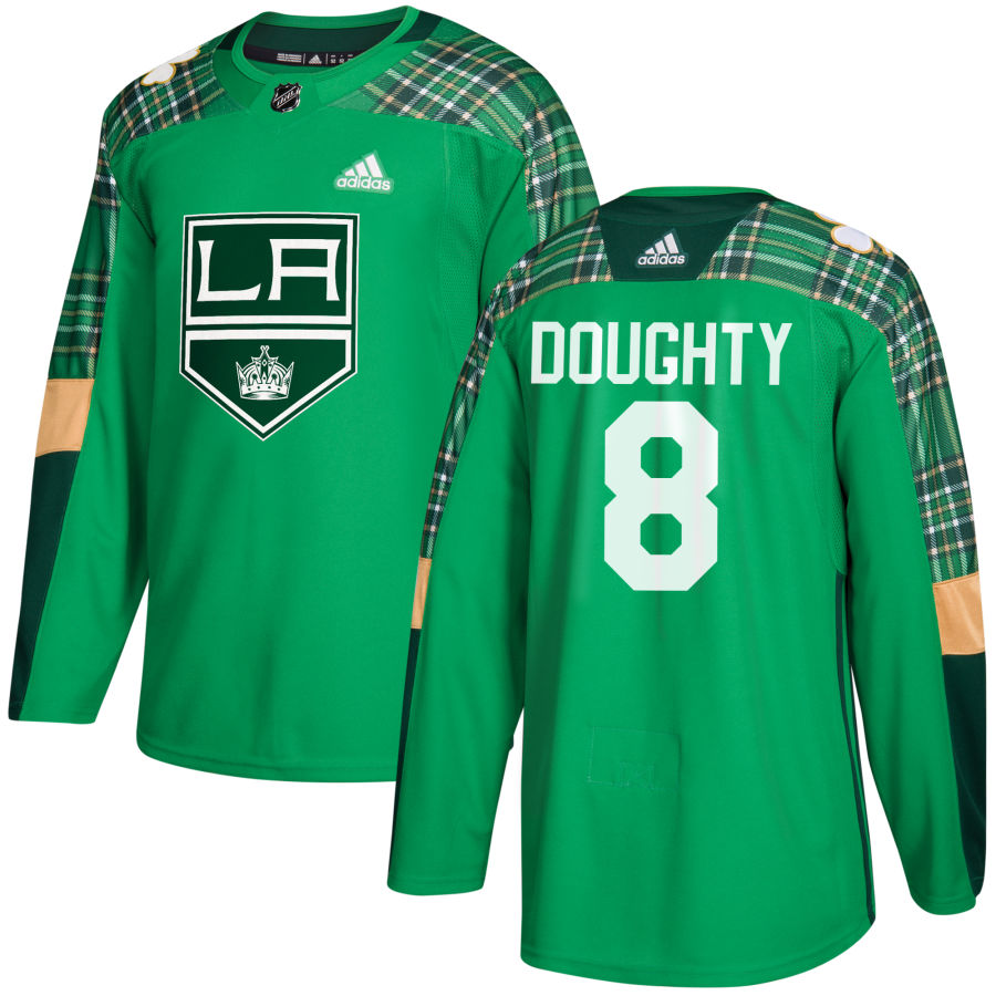 Adidas Kings #8 Drew Doughty adidas Green St. Patrick's Day Authentic Practice Stitched NHL Jersey Adidas Kings #8 Drew Doughty adidas Green St. Patrick's Day Authentic Practice Stitched NHL Jersey