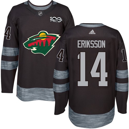 Adidas Wild #14 Joel Eriksson Ek Black 1917-2017 100th Anniversary Stitched NHL Jersey Adidas Wild #14 Joel Eriksson Ek Black 1917-2017 100th Anniversary Stitched NHL Jersey