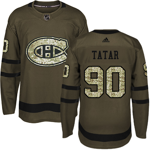Adidas Canadiens #90 Tomas Tatar Green Salute to Service Stitched NHL Jersey Adidas Canadiens #90 Tomas Tatar Green Salute to Service Stitched NHL Jersey