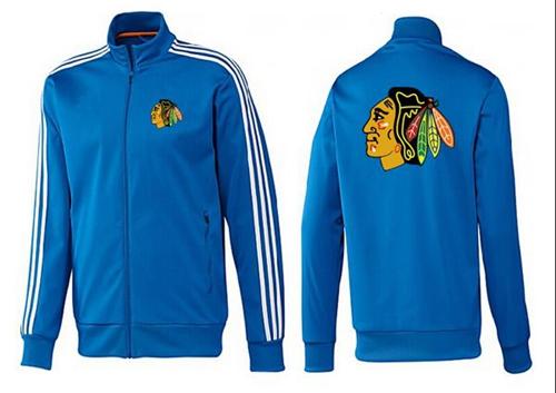 NHL Chicago Blackhawks Zip Jackets Blue-2 NHL Chicago Blackhawks Zip Jackets Blue-2
