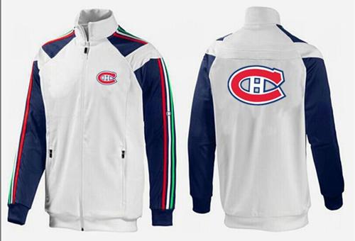 NHL Montreal Canadiens Zip Jackets White-1 NHL Montreal Canadiens Zip Jackets White-1