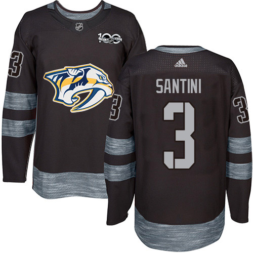 Adidas Predators #3 Steven Santini Black 1917-2017 100th Anniversary Stitched NHL Jersey Adidas Predators #3 Steven Santini Black 1917-2017 100th Anniversary Stitched NHL Jersey