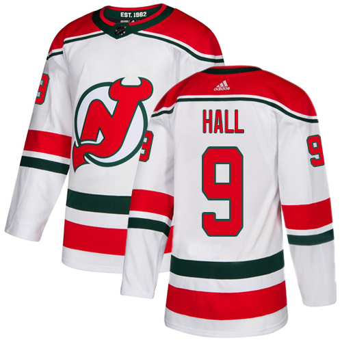 Adidas Devils #9 Taylor Hall White Alternate Authentic Stitched NHL Jersey Adidas Devils #9 Taylor Hall White Alternate Authentic Stitched NHL Jersey