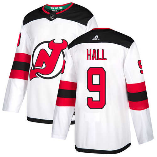 Adidas Devils #9 Taylor Hall White Road Authentic Stitched NHL Jersey Adidas Devils #9 Taylor Hall White Road Authentic Stitched NHL Jersey
