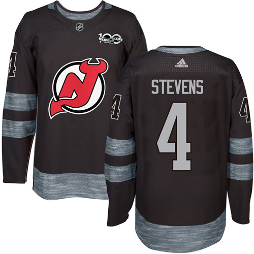 Adidas Devils #4 Scott Stevens Black 1917-2017 100th Anniversary Stitched NHL Jersey Adidas Devils #4 Scott Stevens Black 1917-2017 100th Anniversary Stitched NHL Jersey