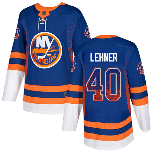 Adidas Islanders #40 Robin Lehner Royal Blue Home Authentic Drift Fashion Stitched NHL Jersey