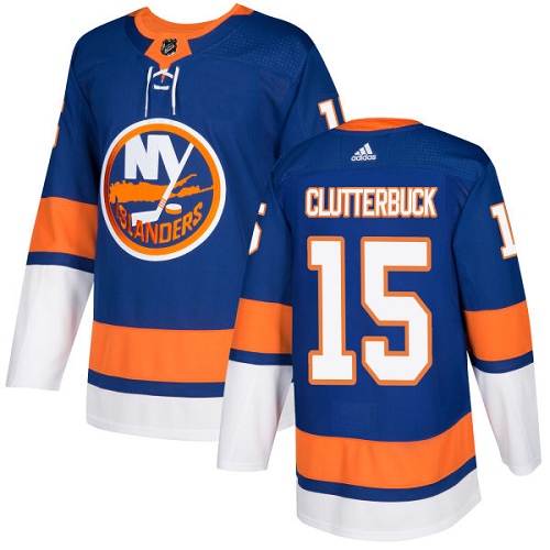 Adidas Islanders #15 Cal Clutterbuck Royal Blue Home Authentic Stitched NHL Jersey Adidas Islanders #15 Cal Clutterbuck Royal Blue Home Authentic Stitched NHL Jersey