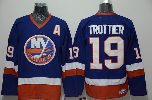 Islanders #19 Bryan Trottier Stitched Baby Blue CCM Throwback NHL Jersey Islanders #19 Bryan Trottier Stitched Baby Blue CCM Throwback NHL Jersey