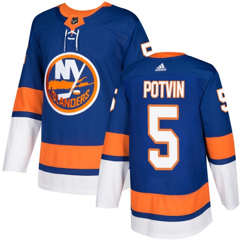 Adidas Islanders #5 Denis Potvin Royal Blue Home Authentic Stitched NHL Jersey Adidas Islanders #5 Denis Potvin Royal Blue Home Authentic Stitched NHL Jersey