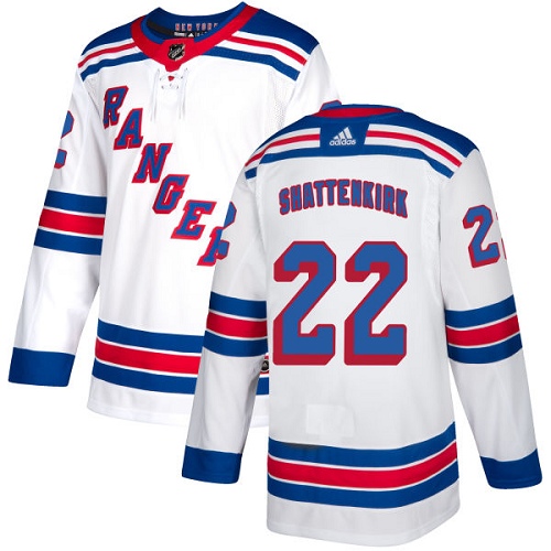 Adidas Rangers #22 Kevin Shattenkirk White Away Authentic Stitched NHL Jersey Adidas Rangers #22 Kevin Shattenkirk White Away Authentic Stitched NHL Jersey