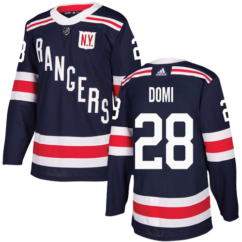 Adidas Rangers #28 Tie Domi Navy Blue Authentic 2018 Winter Classic Stitched NHL Jersey Adidas Rangers #28 Tie Domi Navy Blue Authentic 2018 Winter Classic Stitched NHL Jersey