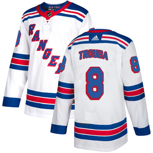 Adidas Rangers #8 Jacob Trouba White Road Authentic Stitched NHL Jersey Adidas Rangers #8 Jacob Trouba White Road Authentic Stitched NHL Jersey