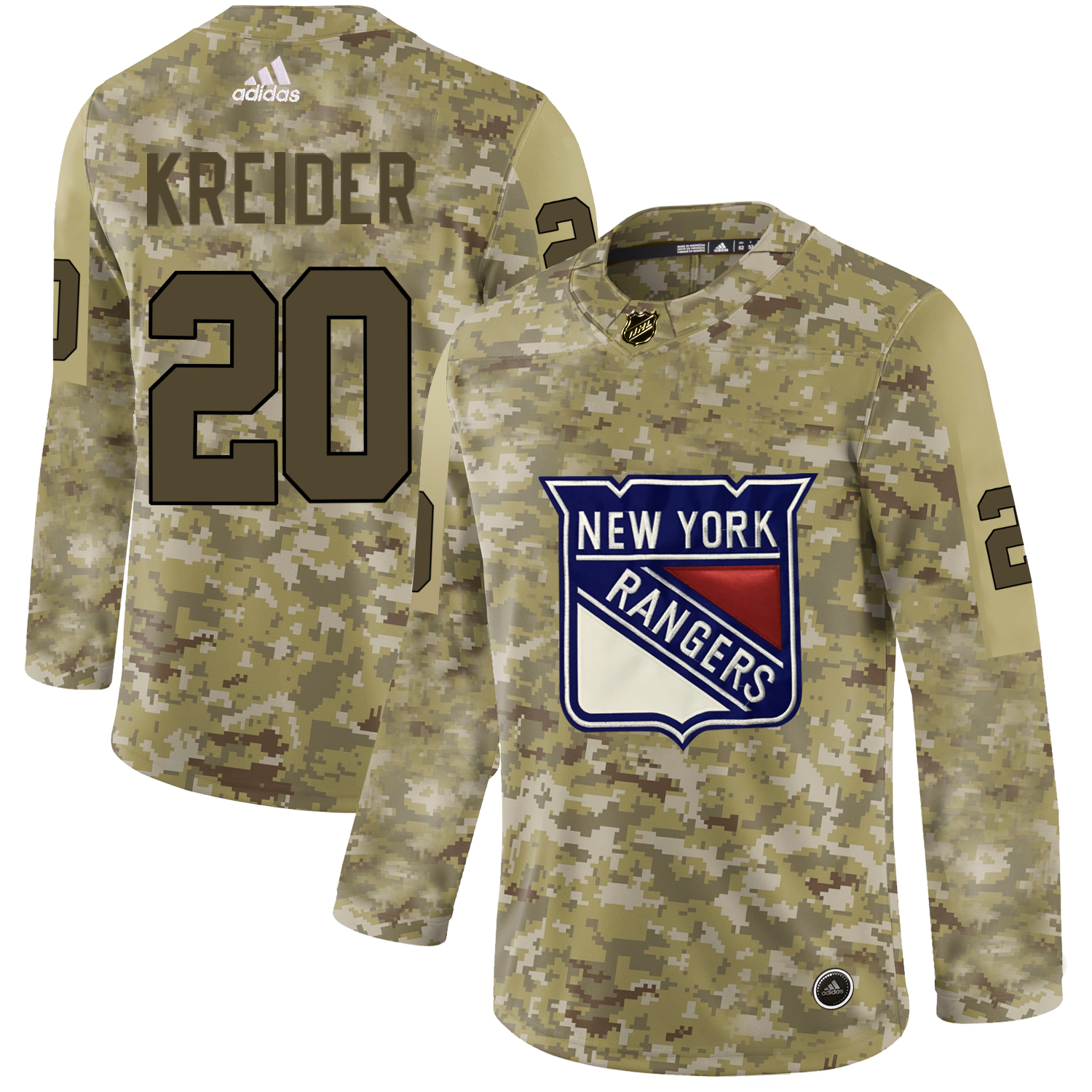 Adidas Rangers #20 Chris Kreider Camo Authentic Stitched NHL Jersey Adidas Rangers #20 Chris Kreider Camo Authentic Stitched NHL Jersey