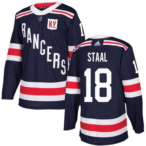 Adidas Rangers #18 Marc Staal Navy Blue Authentic 2018 Winter Classic Stitched NHL Jersey Adidas Rangers #18 Marc Staal Navy Blue Authentic 2018 Winter Classic Stitched NHL Jersey