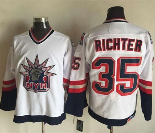 Rangers #35 Mike Richter White CCM Statue of Liberty Stitched NHL Jersey Rangers #35 Mike Richter White CCM Statue of Liberty Stitched NHL Jersey