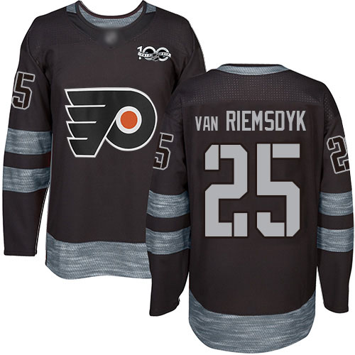 Adidas Flyers #25 James Van Riemsdyk Black 1917-2017 100th Anniversary Stitched NHL Jersey Adidas Flyers #25 James Van Riemsdyk Black 1917-2017 100th Anniversary Stitched NHL Jersey