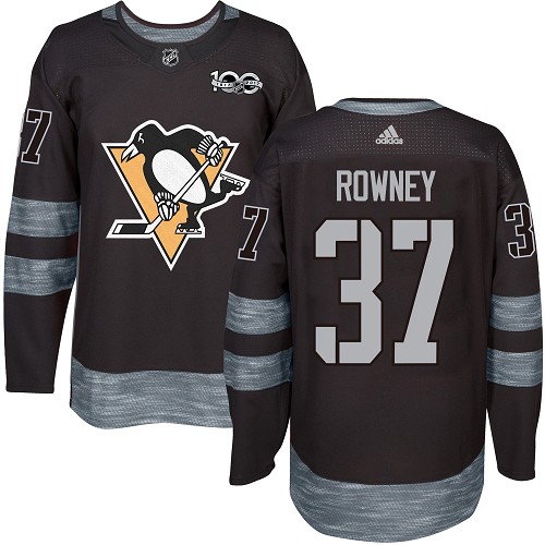 Adidas Penguins #37 Carter Rowney Black 1917-2017 100th Anniversary Stitched NHL Jersey Adidas Penguins #37 Carter Rowney Black 1917-2017 100th Anniversary Stitched NHL Jersey