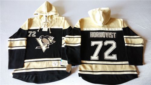 Penguins #72 Patric Hornqvist Black Sawyer Hooded Sweatshirt Stitched NHL Jersey Penguins #72 Patric Hornqvist Black Sawyer Hooded Sweatshirt Stitched NHL Jersey