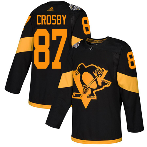 Adidas Penguins #87 Sidney Crosby Black Authentic 2019 Stadium Series Stitched NHL Jersey Adidas Penguins #87 Sidney Crosby Black Authentic 2019 Stadium Series Stitched NHL Jersey