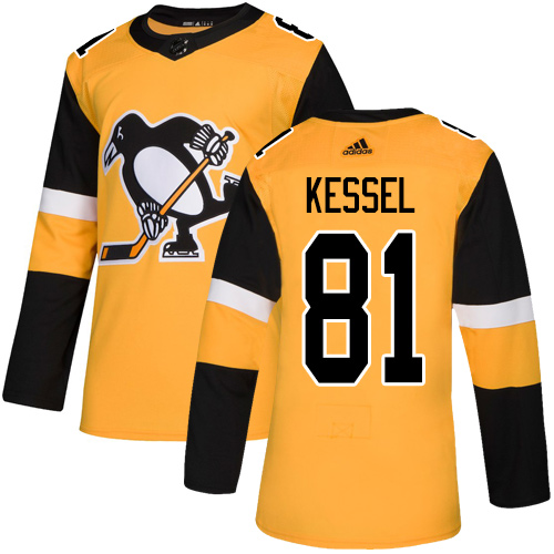 Adidas Penguins #81 Phil Kessel Gold Alternate Authentic Stitched NHL Jersey Adidas Penguins #81 Phil Kessel Gold Alternate Authentic Stitched NHL Jersey