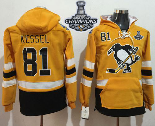 Penguins #81 Phil Kessel Gold Sawyer Hooded Sweatshirt 2017 Stadium Series Stanley Cup Finals Champions Stitched NHL Jersey Penguins #81 Phil Kessel Gold Sawyer Hooded Sweatshirt 2017 Stadium Series Stanley Cup Finals Champions Stitched NHL Jersey