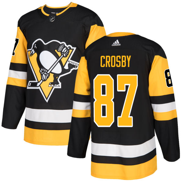 Adidas Penguins #87 Sidney Crosby Black Home Authentic Stitched NHL Jersey Adidas Penguins #87 Sidney Crosby Black Home Authentic Stitched NHL Jersey