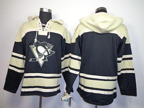 Penguins Blank Black Sawyer Hooded Sweatshirt Stitched NHL Jersey Penguins Blank Black Sawyer Hooded Sweatshirt Stitched NHL Jersey